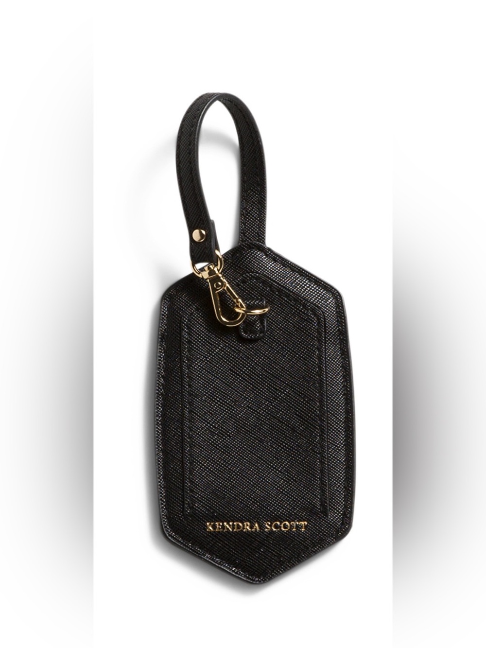 Kendra Scott Pebbled Leather Luggage Tag - Picture 2 of 7